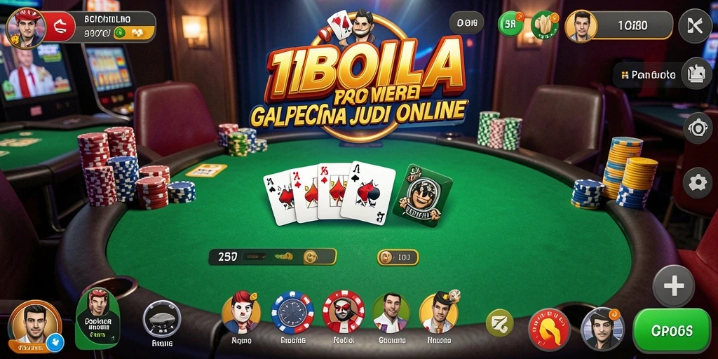 Tampilan gameplay seru dalam aplikasi poker 11BOLA.