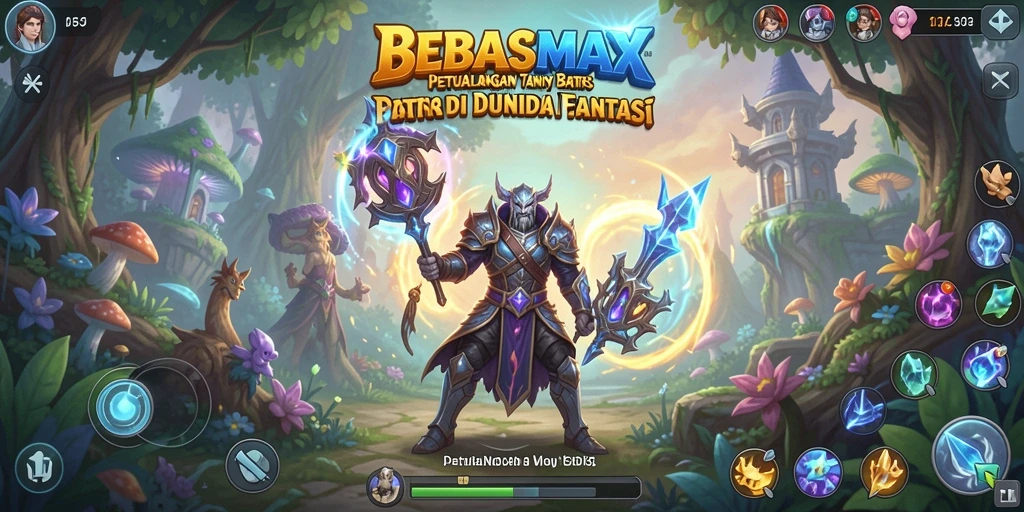 Gameplay BEBASMAX menampilkan karakter dalam petualangan epik dengan visual menakjubkan.
