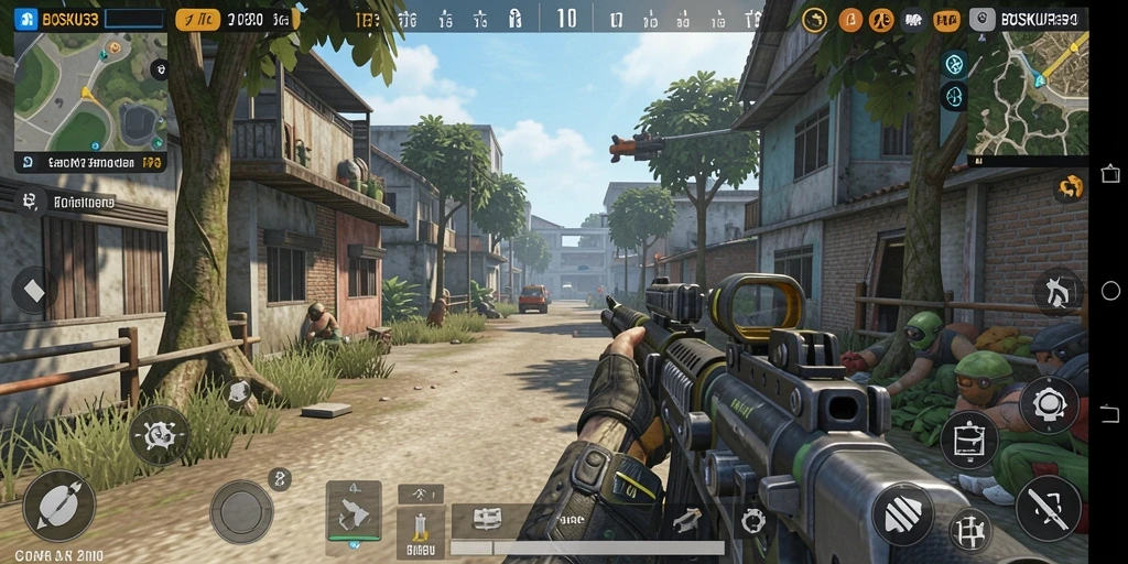 Gameplay seru dan penuh aksi dalam BOSKU33.