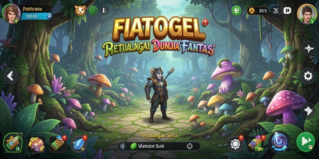 Screenshot menampilkan gameplay mendebarkan di dunia petualangan FIATOGEL.