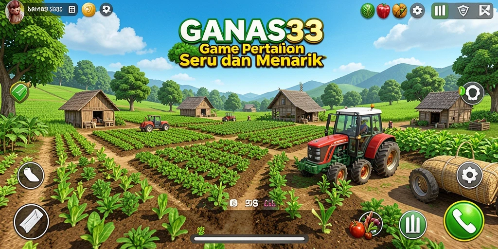 Menampilkan gameplay menarik dalam bertani dan mengelola lahan.