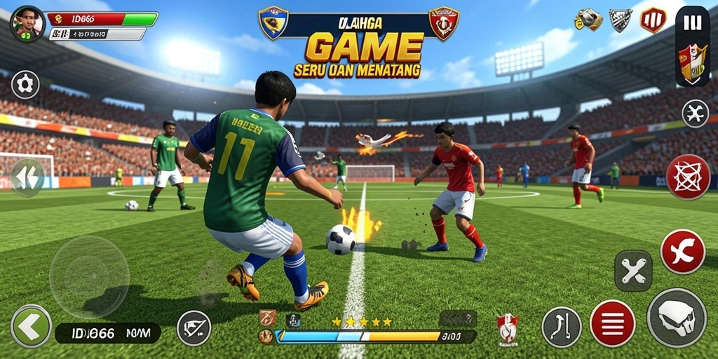Tampilan visual gameplay <strong>ID66</strong> yang memukau dan dinamis.