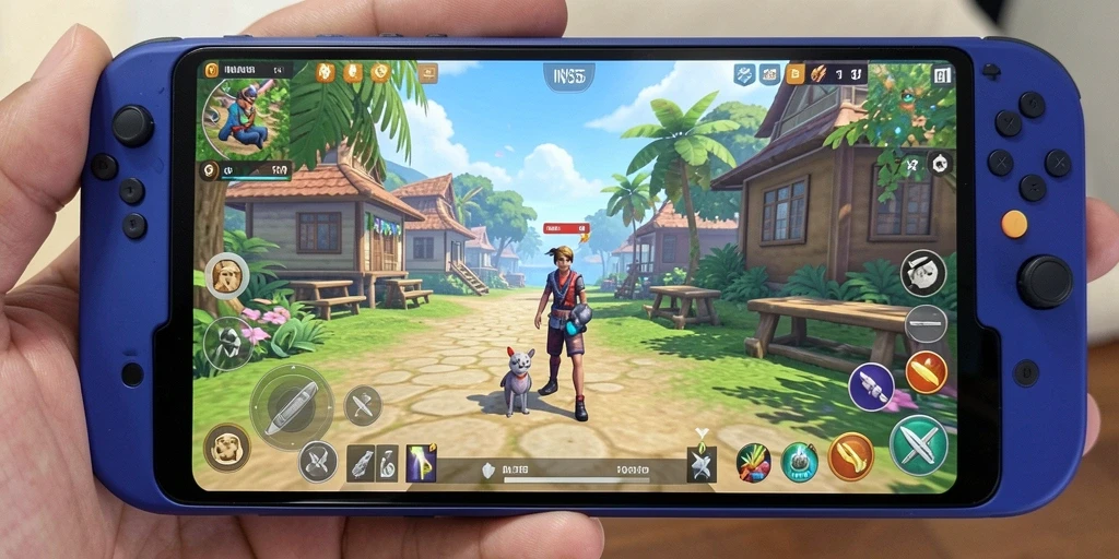Tampilan gameplay menarik dari INS55 yang menggugah semangat.