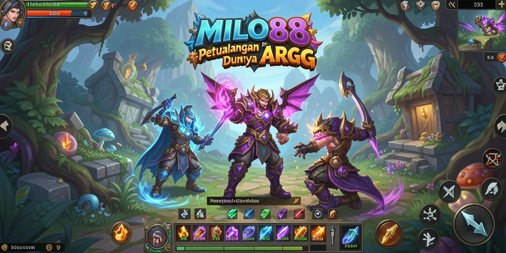 Gameplay menarik di dunia fantasi penuh petualangan.