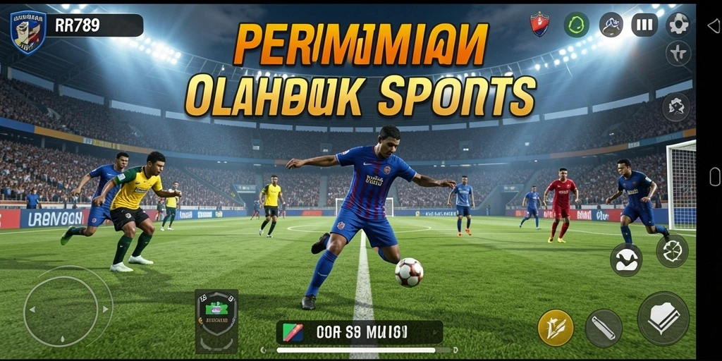 Tampilan gameplay seru dalam permainan olahraga RR789.
