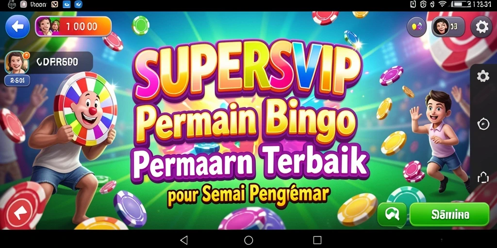 Tampilan gameplay seru dalam permainan Bingo SUPERSVIP.
