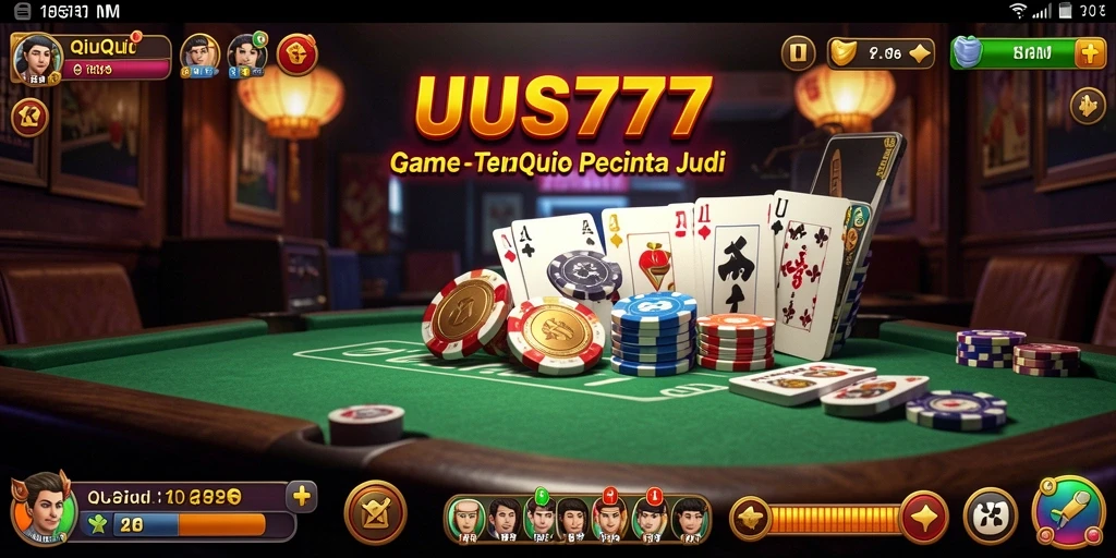 Tampilan gameplay UUS777 yang penuh aksi dan keseruan QiuQiu.